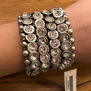 Stretch silver tone Bracelet